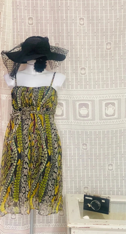 Abito longuette Vintage Misure Nelle Foto