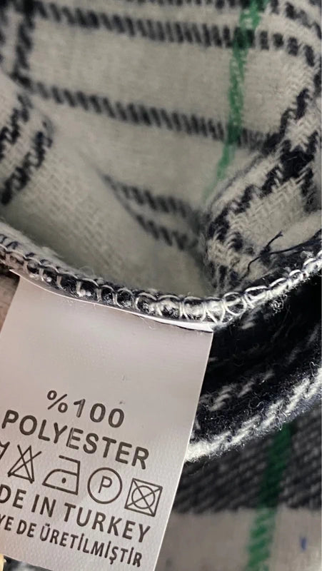 Cappotto Stile Over Fantasia Scozzese