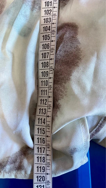 Abito Midi Longuette Con Scollo V Maniche Lunghe A Campana Misure Nelle Foto