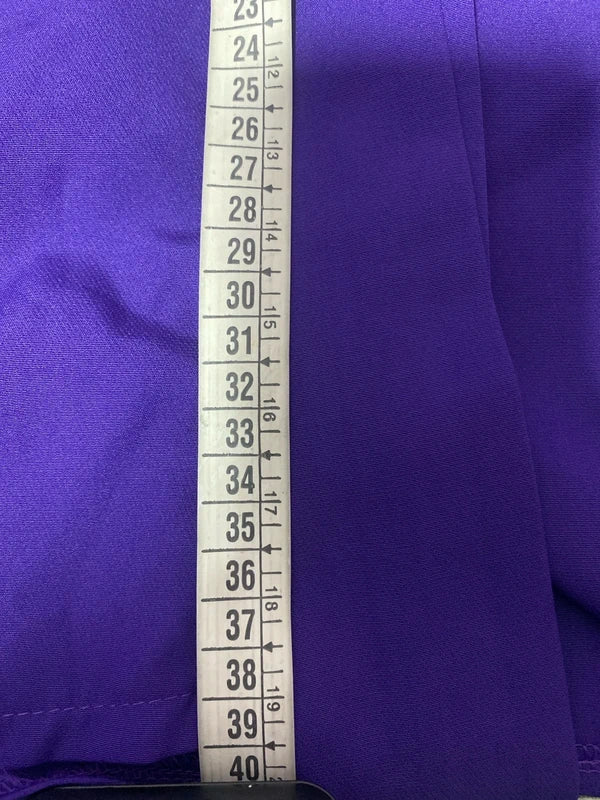 💜 Pantalone a gamba ampia glitterato In Tartan Camicia Top con Cravatta misure nelle foto💜