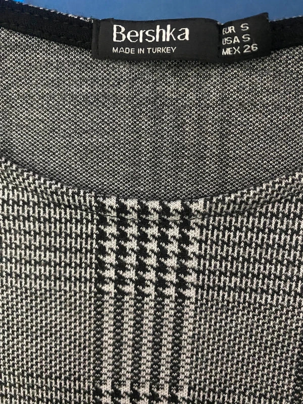 Top Casacca Oversize a scacchi Gonna A Tubino Misure Nelle Foto