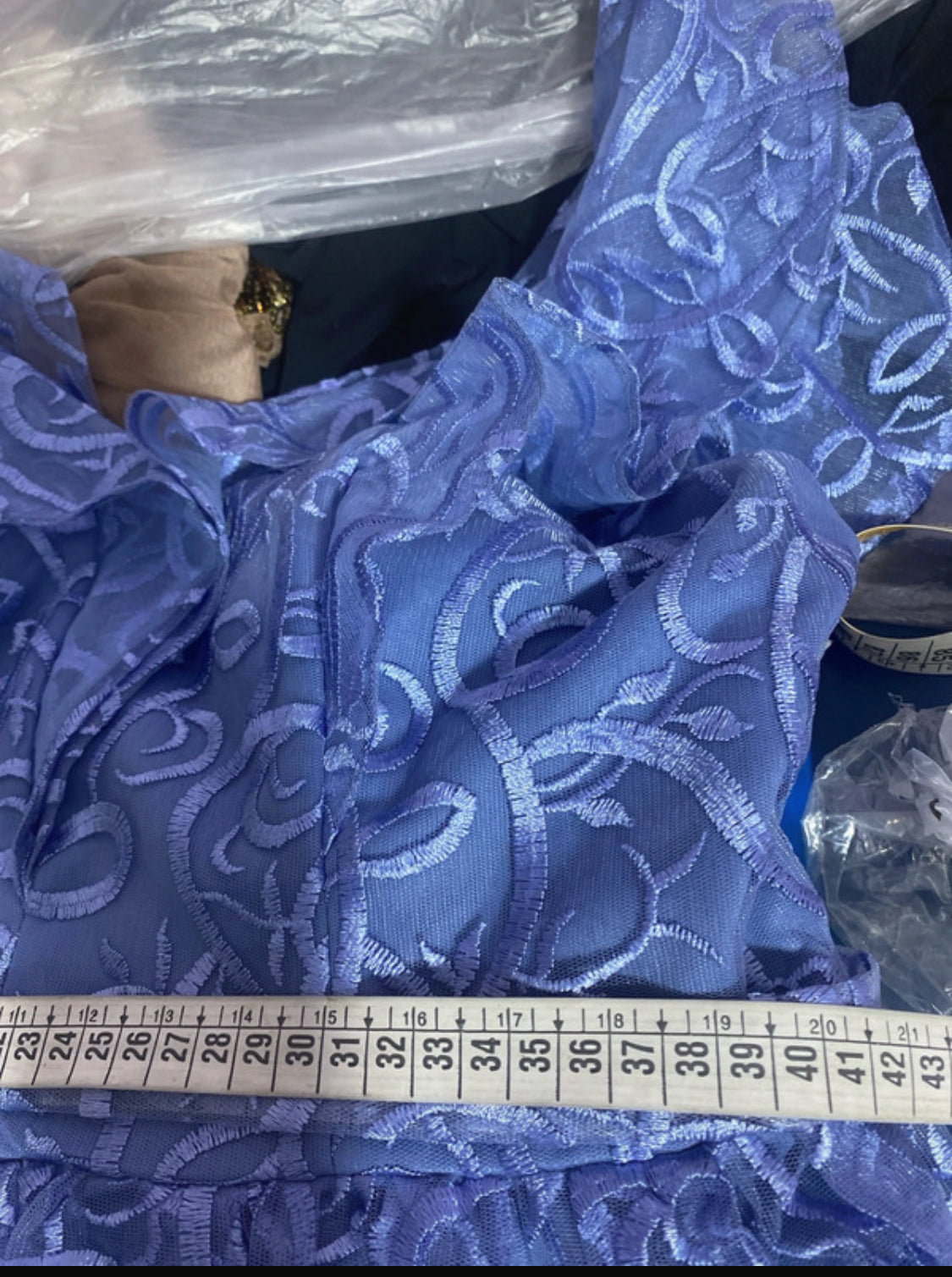 Kenya lace and tulle dress