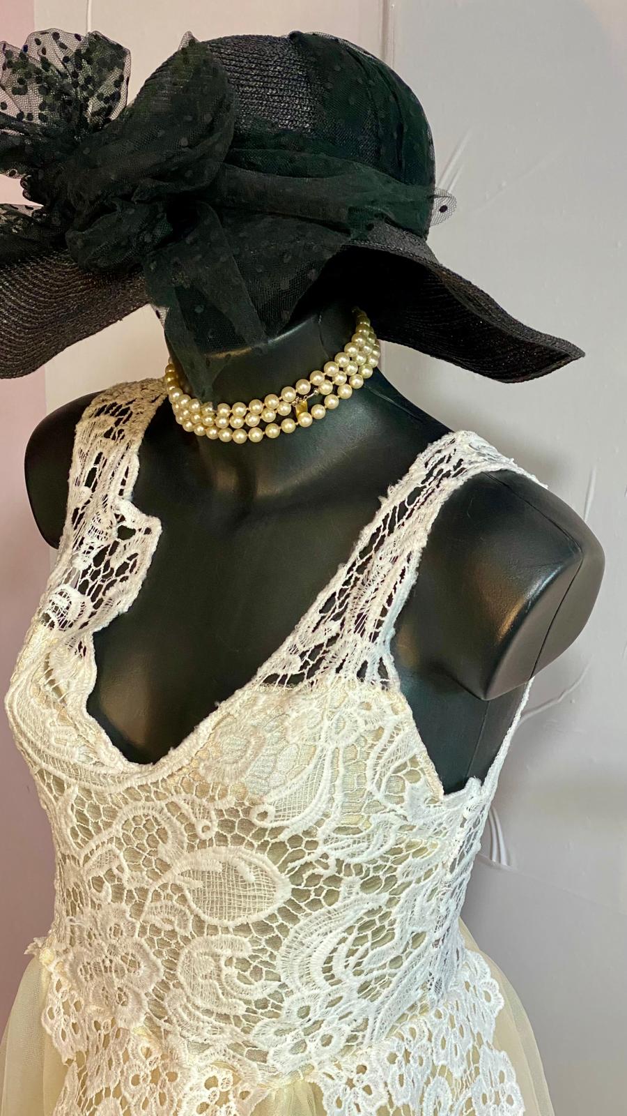 Abito Lungo Da Sposa o Da Sera in Stile Vintage Romantico Misure Nelle Foto