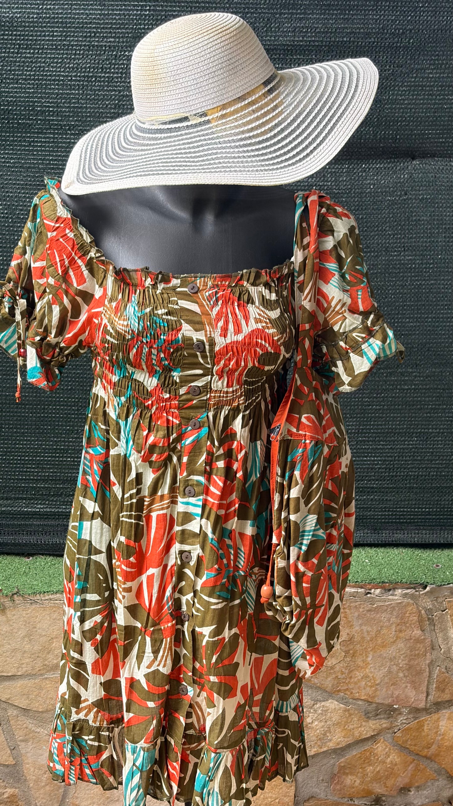 Abito elastico con Borsa Coordinata 100% cotone 
Da una XS alla M/L