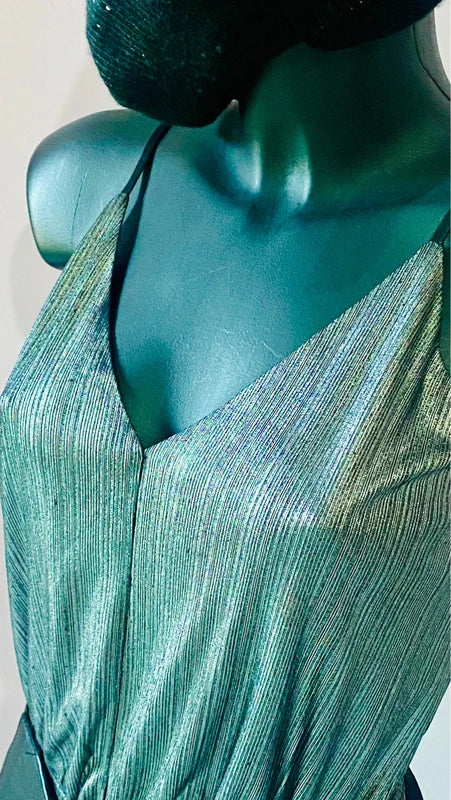 Completo Arge Top Body & Jeans Con Bande Argento