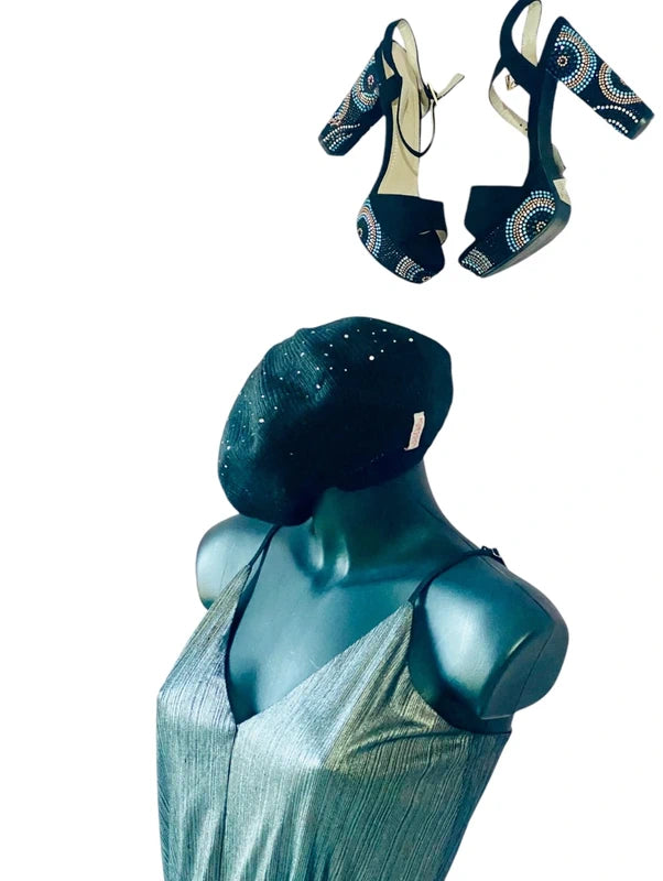 Completo Arge Top Body & Jeans Con Bande Argento