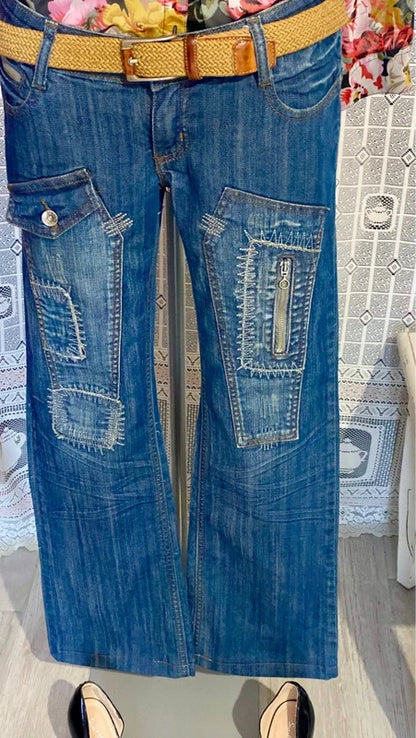 Camicia Top & Jeans Misure Nelle Foto