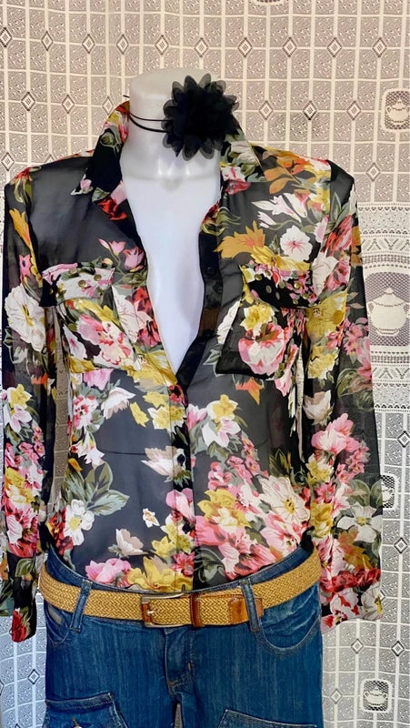 Camicia Top & Jeans Misure Nelle Foto