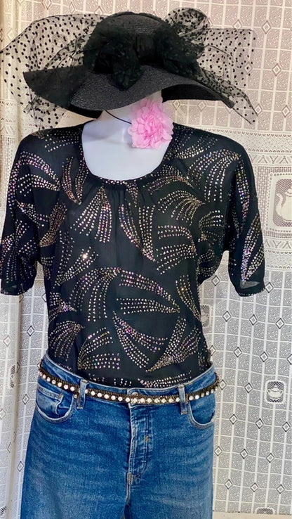 Completo Con Jeans & Top Elegante Misure Nelle Foto