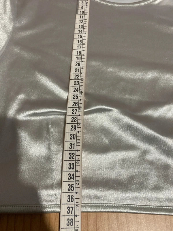 Gonna Longuette Vintage & Top Crop Bershka Misure Nelle Foto