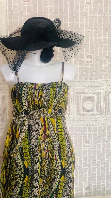 Abito longuette Vintage Misure Nelle Foto