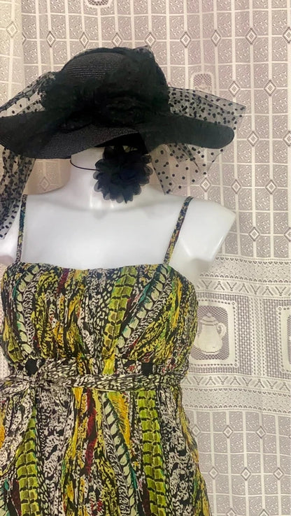 Abito longuette Vintage Misure Nelle Foto