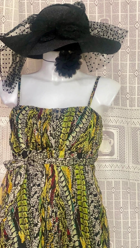 Abito longuette Vintage Misure Nelle Foto