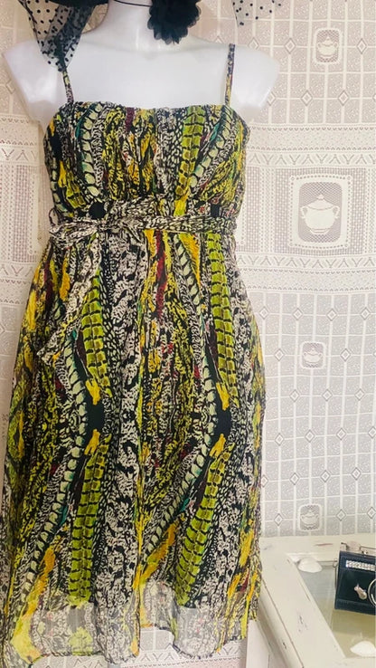 Abito longuette Vintage Misure Nelle Foto