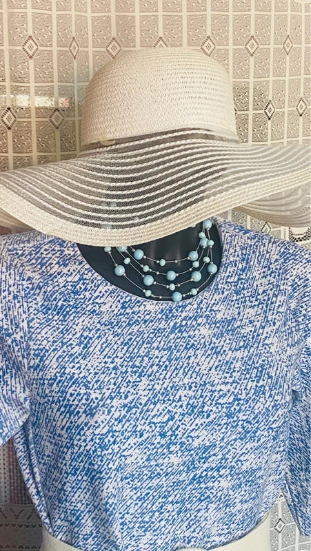 Abito Zara Modello Anni ‘70 Con Borsa Etnica in Regalo Misure in Foto