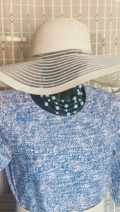 Abito Zara Modello Anni ‘70 Con Borsa Etnica in Regalo Misure in Foto