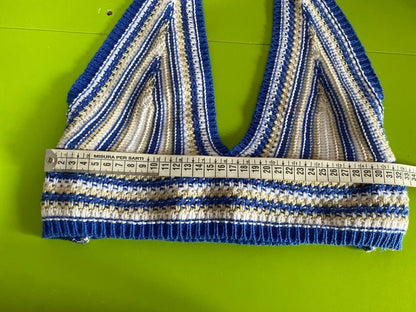 Completo Gonna Glitterata e Top ad Uncinetto Misure in Foto