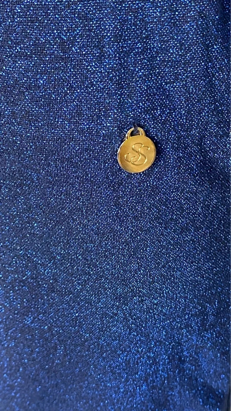 Completo Gonna Glitterata e Top ad Uncinetto Misure in Foto