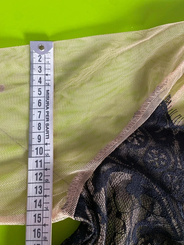 Abito Lungo Vintage Gothic  in Tulle e Pizzo