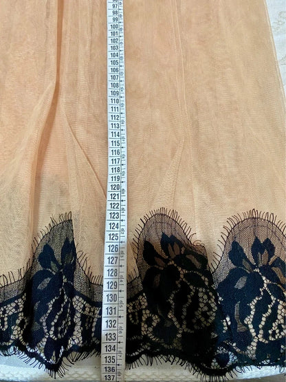 Abito Lungo Vintage Gothic  in Tulle e Pizzo