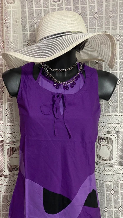 Abito Etnico Vintage Asimmetrico