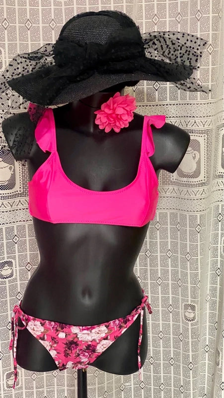 Bikini con Motivi Floreali