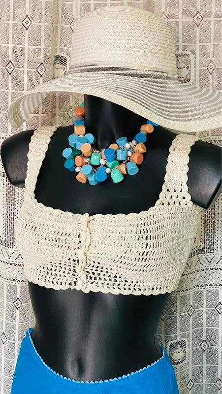 Top Handmade lavorato a mano Gonna a Sirena