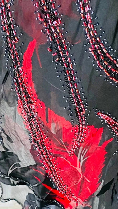 Abito Vintage Anni 70 in Chiffon