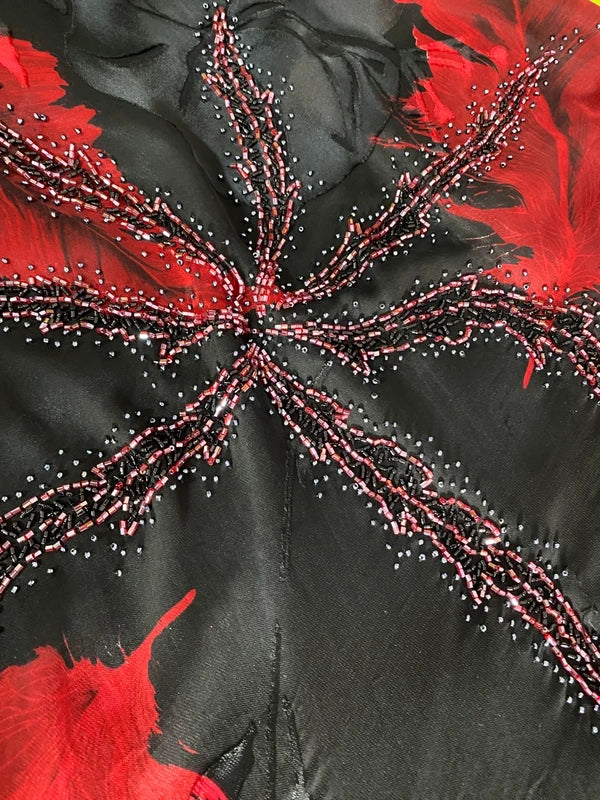 Abito Vintage Anni 70 in Chiffon