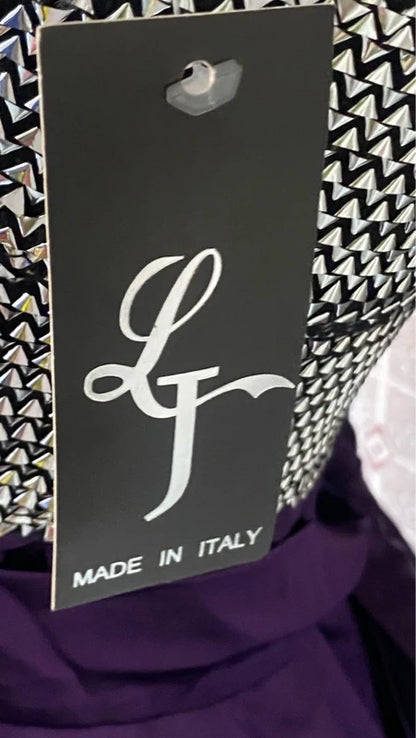 Abito Longuette effetto Raso Violette