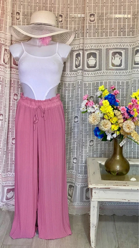 Blazer Etnico Artistico Pantalone Plissettato e Body