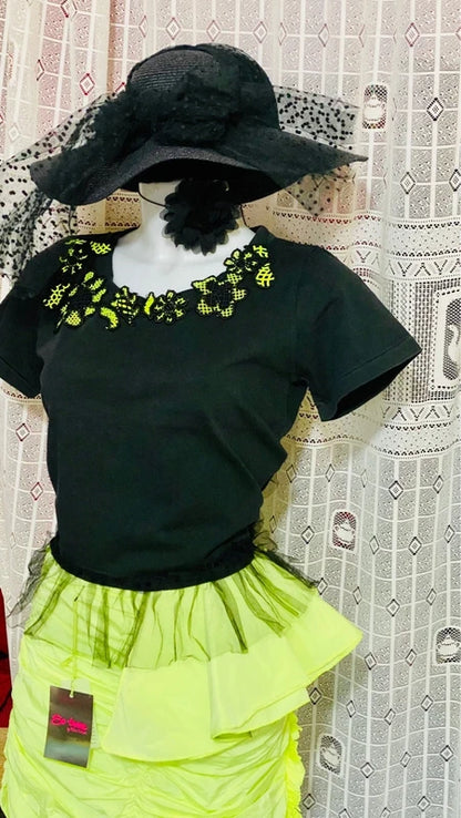 Gonna con Voilant e Top