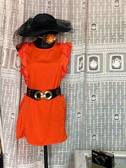 Abito con Voilant Plissettate