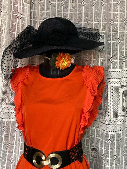 Abito con Voilant Plissettate