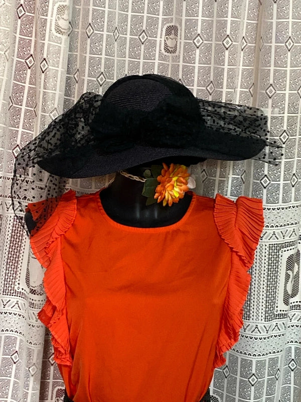 Abito con Voilant Plissettate