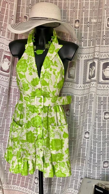 Abito con Balze anni 70" Trilly