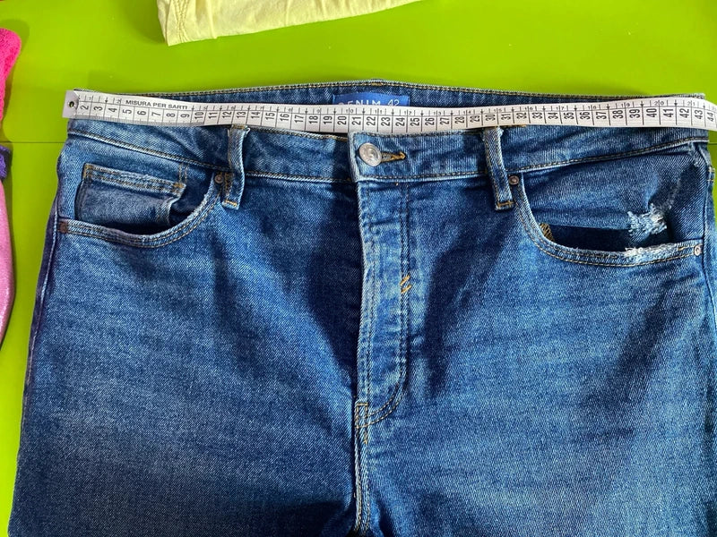 Completo Con Jeans & Top Elegante Misure Nelle Foto