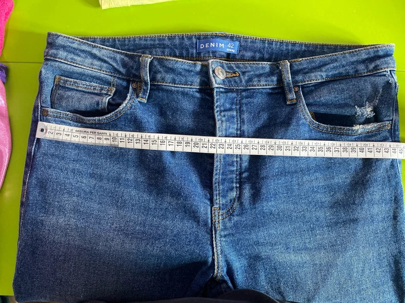 Completo Con Jeans & Top Elegante Misure Nelle Foto