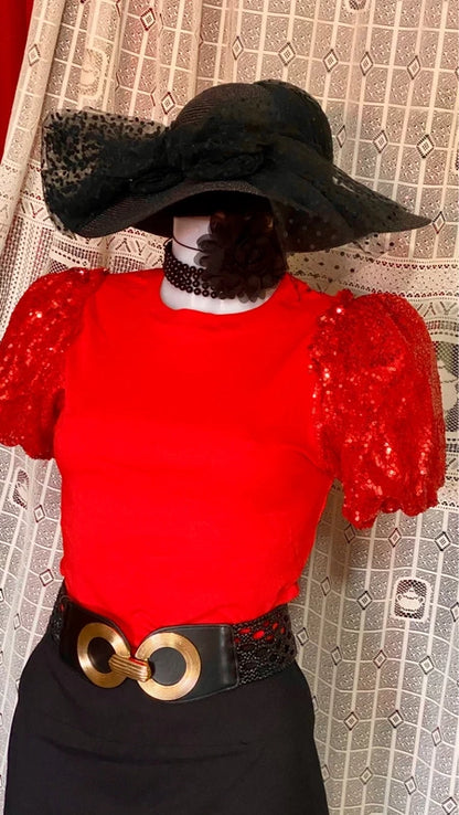 Top con Paillettes E Gonna Zara