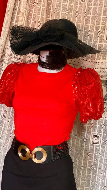 Top con Paillettes E Gonna Zara