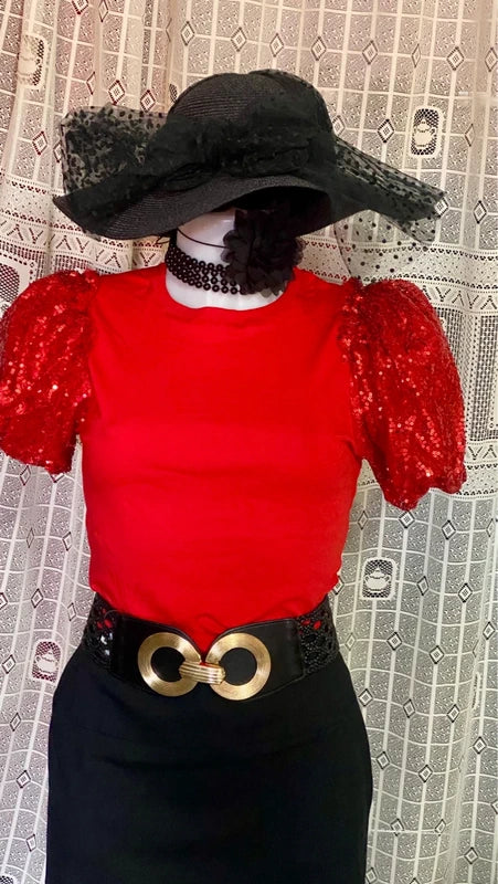 Top con Paillettes E Gonna Zara