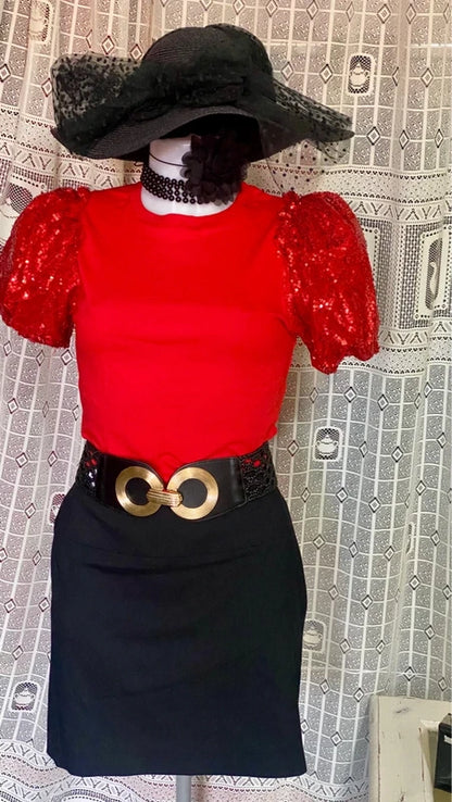 Top con Paillettes E Gonna Zara