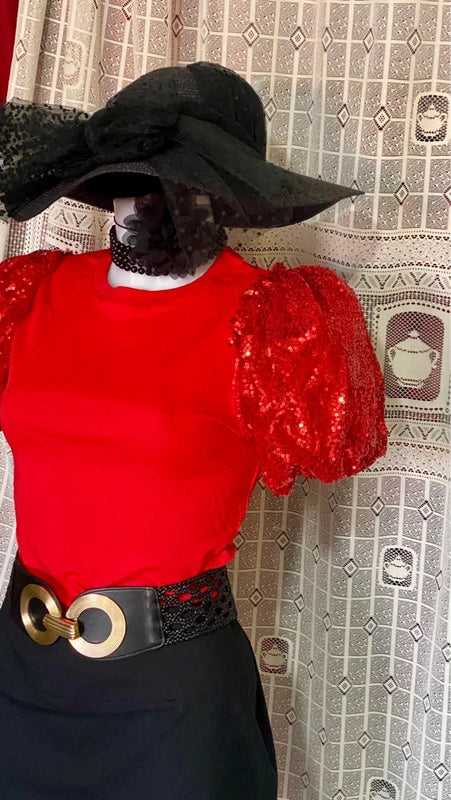 Top con Paillettes E Gonna Zara