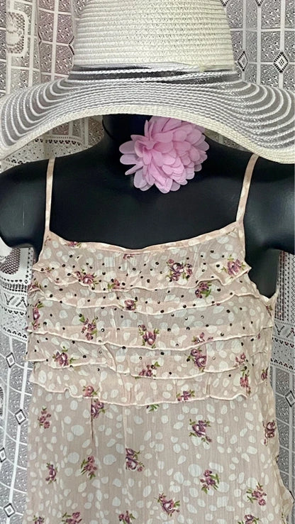 Abito Longuette Vintage con Voilant