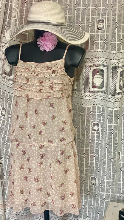 Abito Longuette Vintage con Voilant