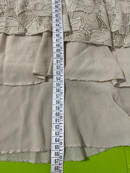 Vintage Floral Lace Bandeau Dress