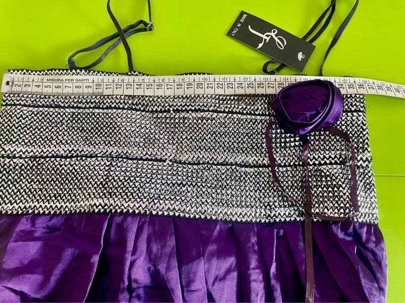 Abito Longuette effetto Raso Violette