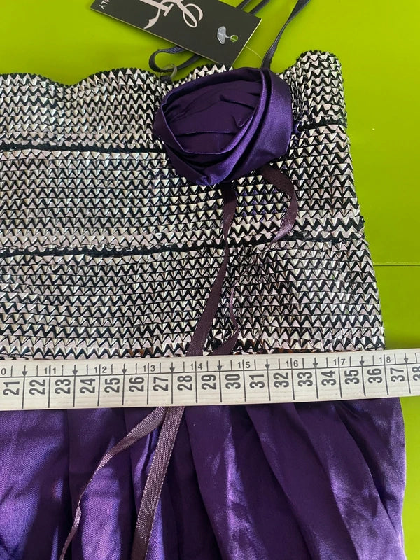 Abito Longuette effetto Raso Violette