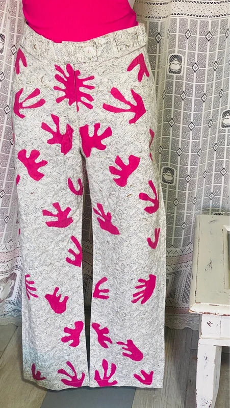 Wide Leg Ethnic Trousers and Bodysuit