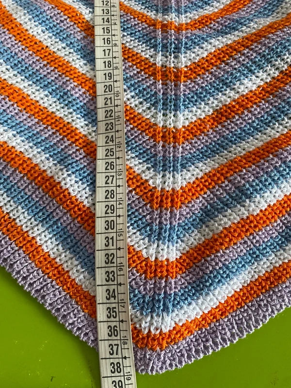 Long Skirt with Belt and Crochet Top